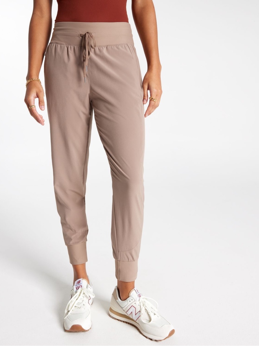 CALIA by Carrie Underwood Men's Taupe-Style Jogger Pants